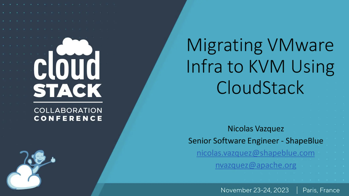 Migrating VMware Infra to KVM - slides