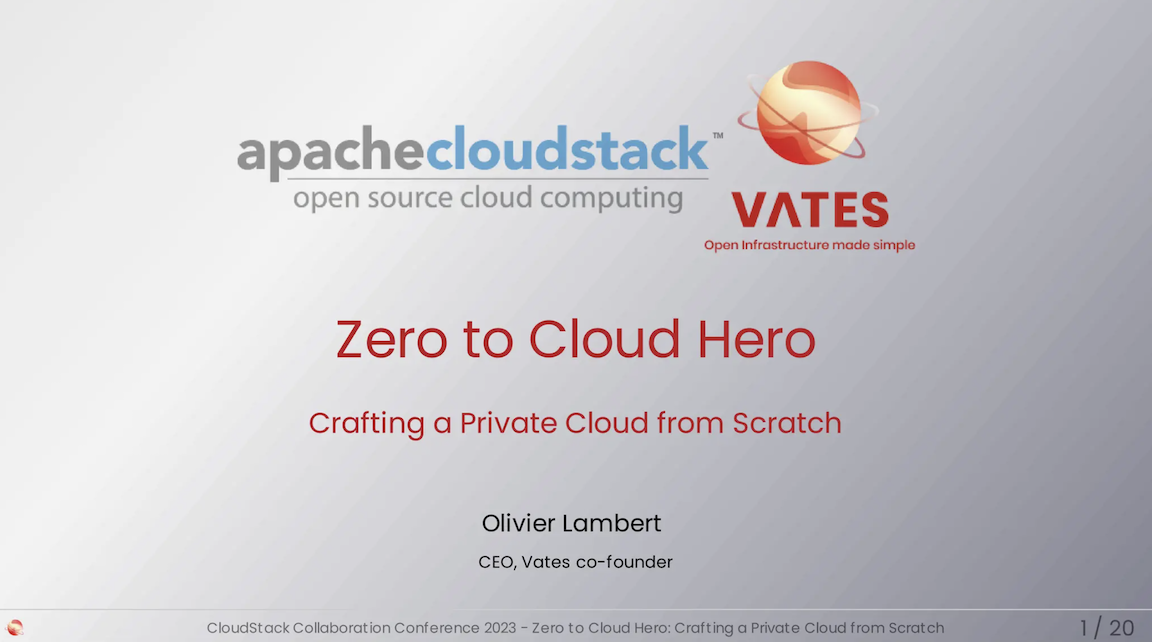 Zero to Cloud Hero: Crafting a Private Cloud from Scratch - slides