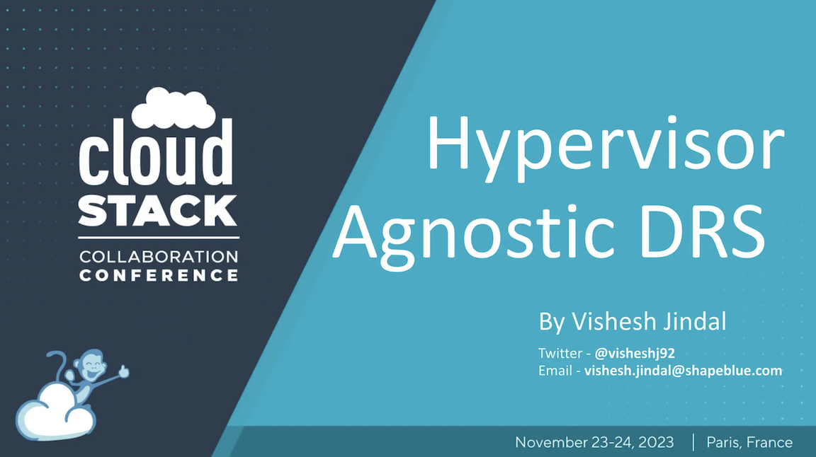 Hypervisor Agnostic DRS - slides