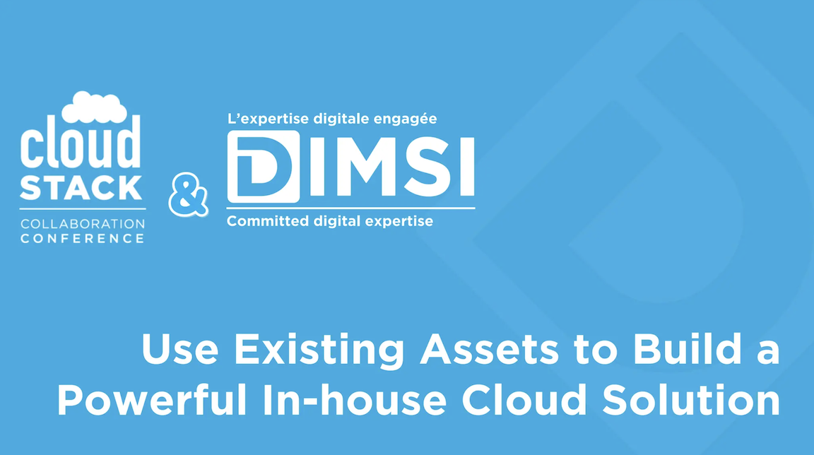 Use Existing Assets to Build a Powerful In-house Cloud Solution - slides