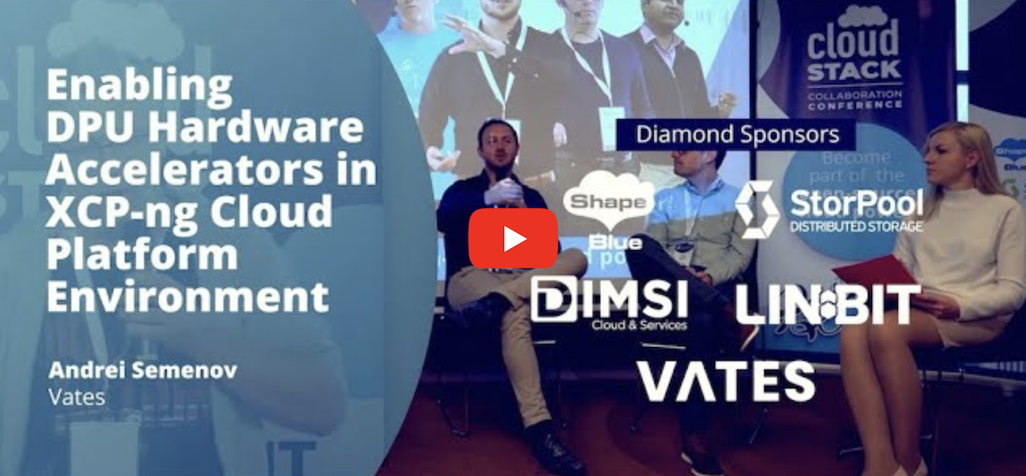 Enabling DPU Hardware Accelerators in XCP-ng - video