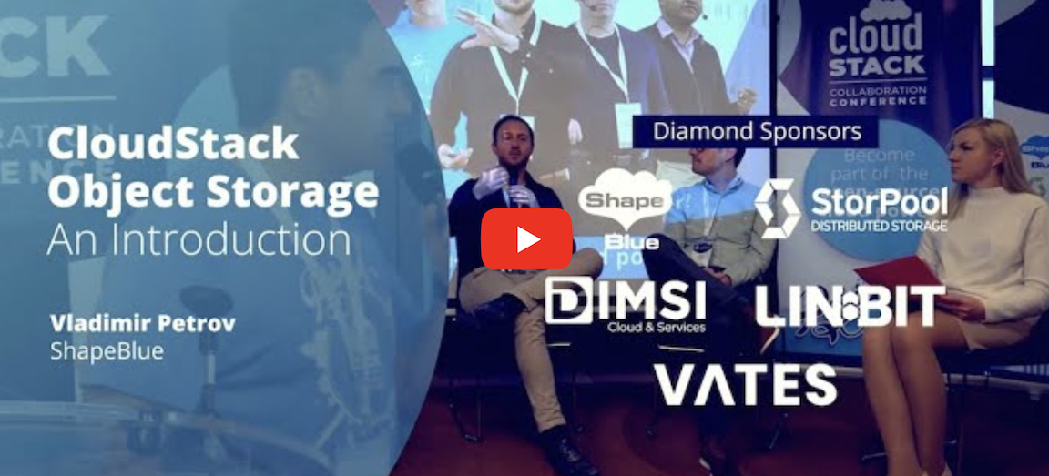 CloudStack Object Storage - video