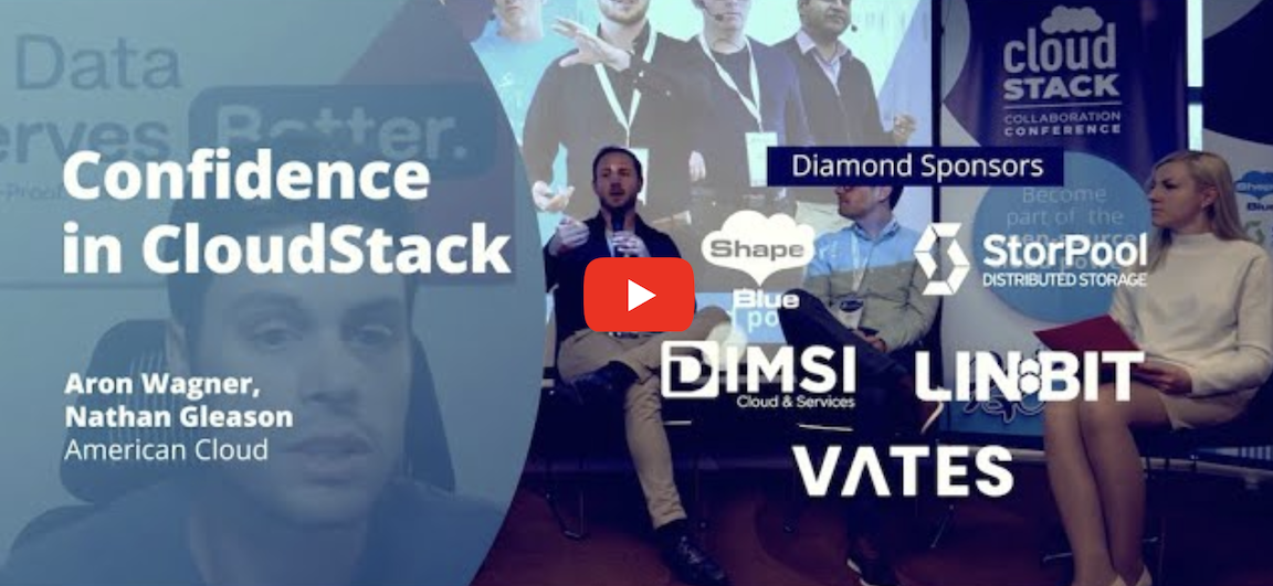 Confidence in CloudStack - video