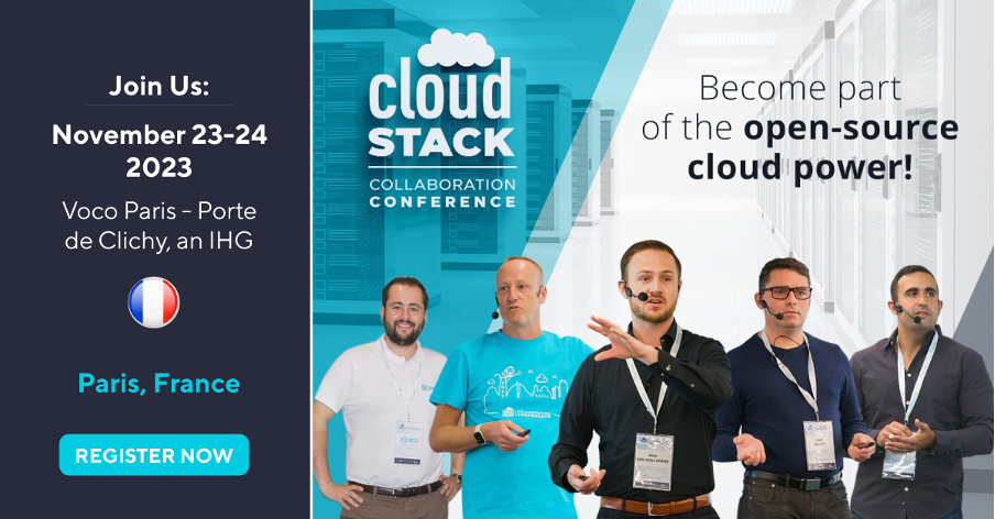 CloudStack Collaboration Conference 2023