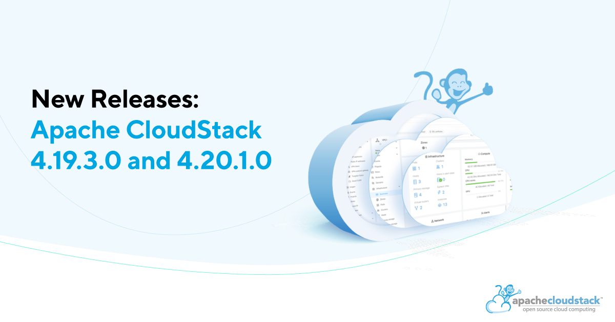 Apache CloudStack 4.19.3.0 and 4.20.1.0 Release