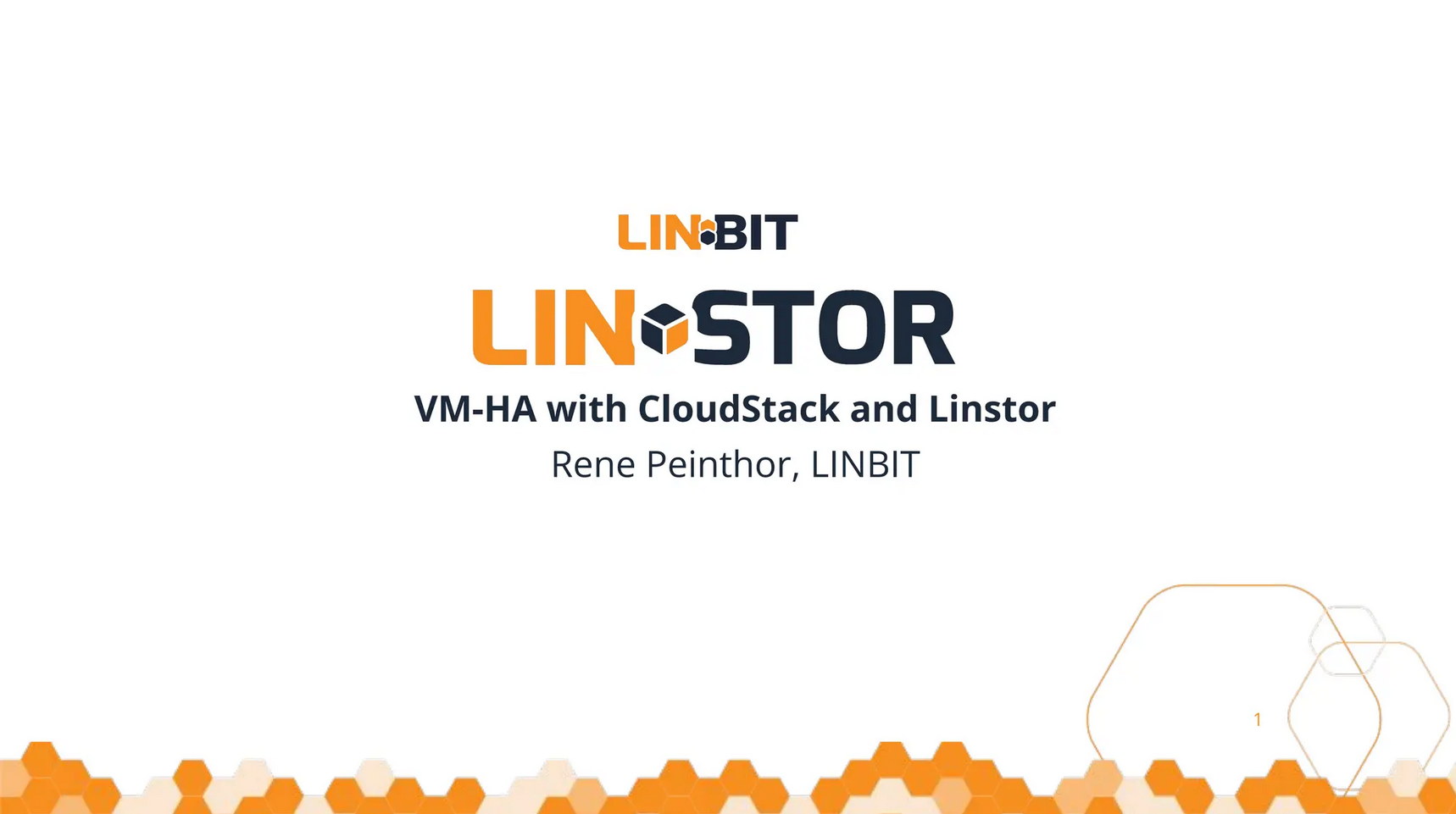 VM-HA with LinStor - slides