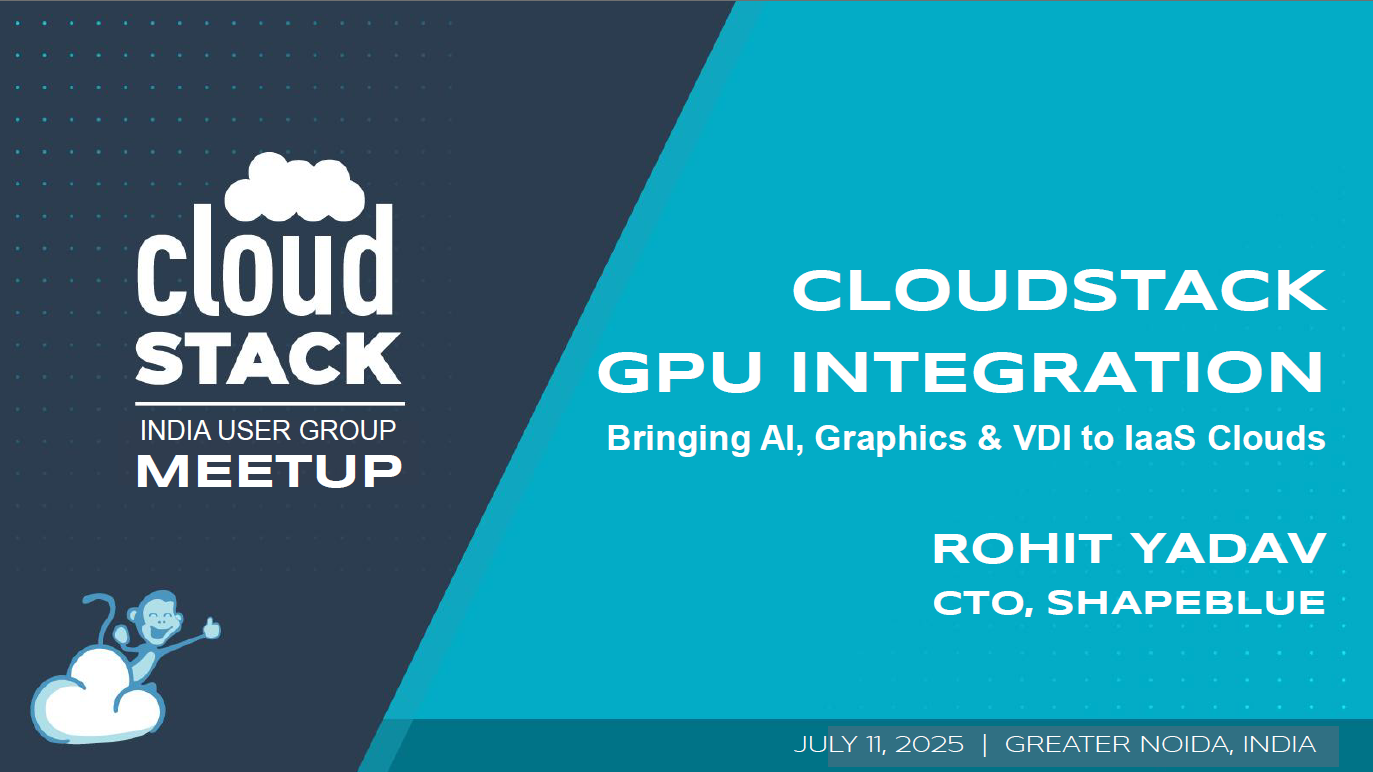 CloudStack GPU Integration - slides