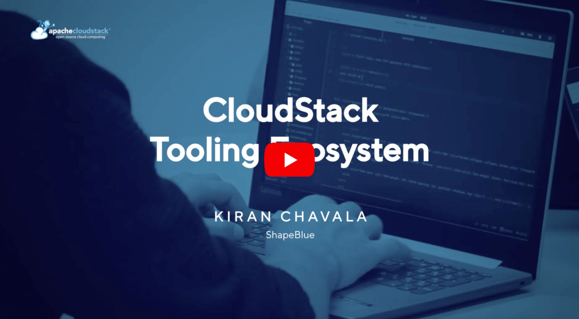 CloudStack Tooling Ecosystem - video
